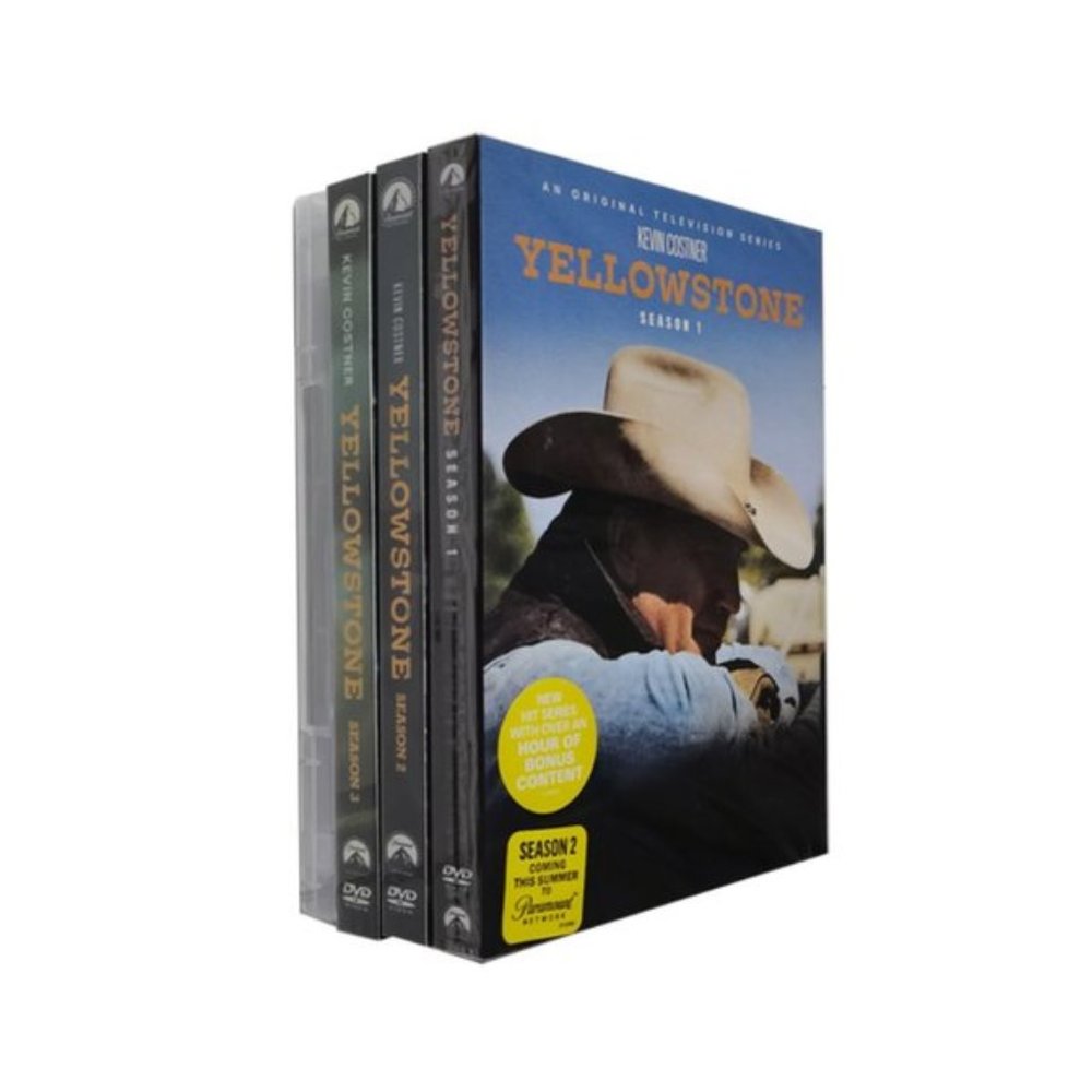 Yellowstone Season 1-4  1 2 3 4 DVD  New Sealed)